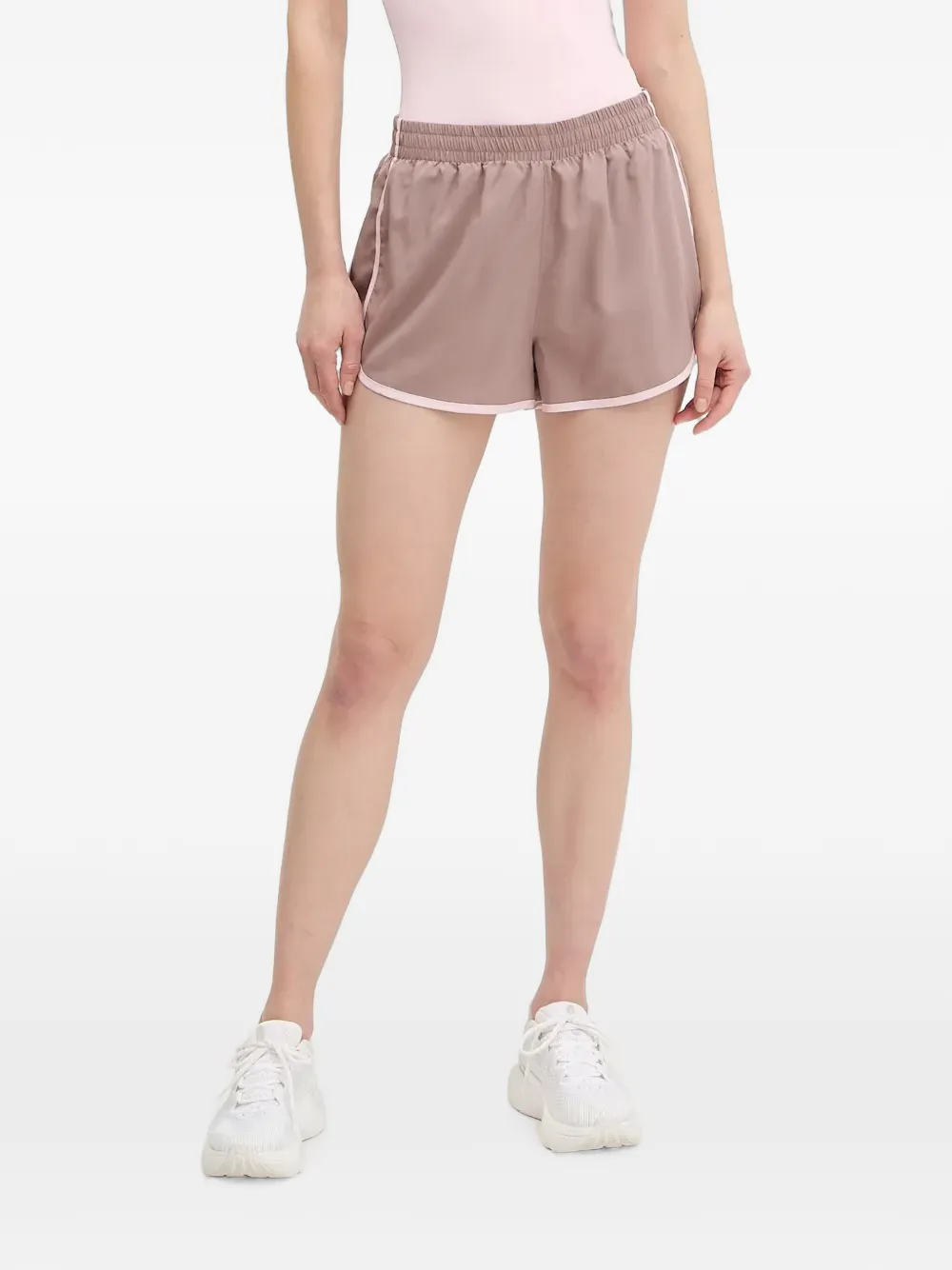 P.E Nation Preset logo-print piped shorts