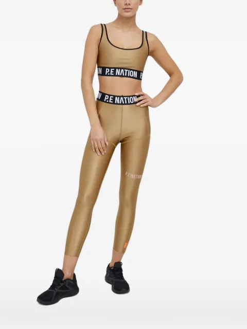 P.E Nation logo-underband sports bra