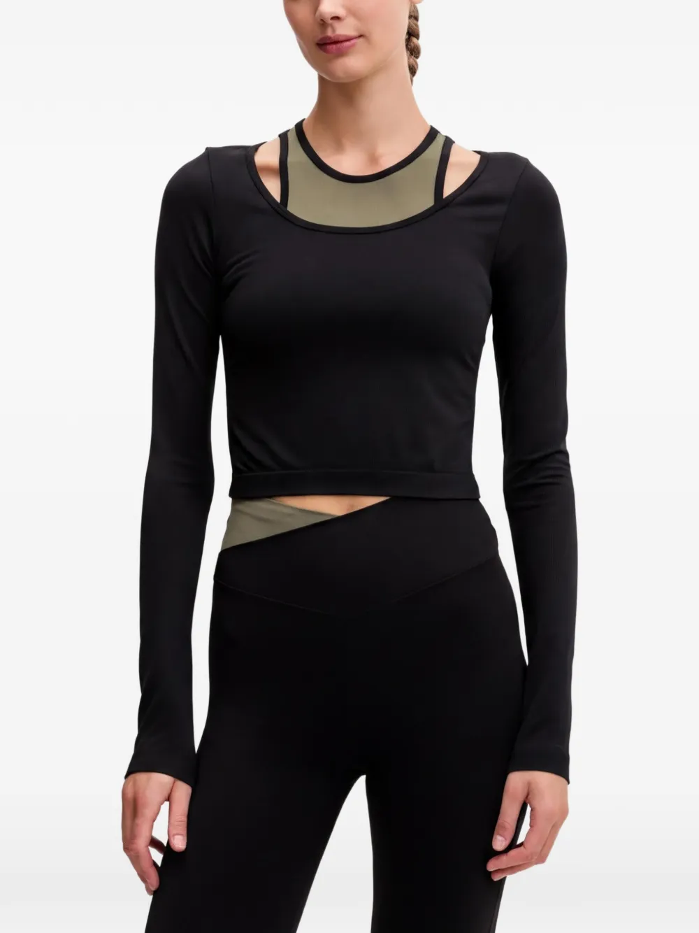 P.E Nation Sutton Cropped-Oberteil - Schwarz