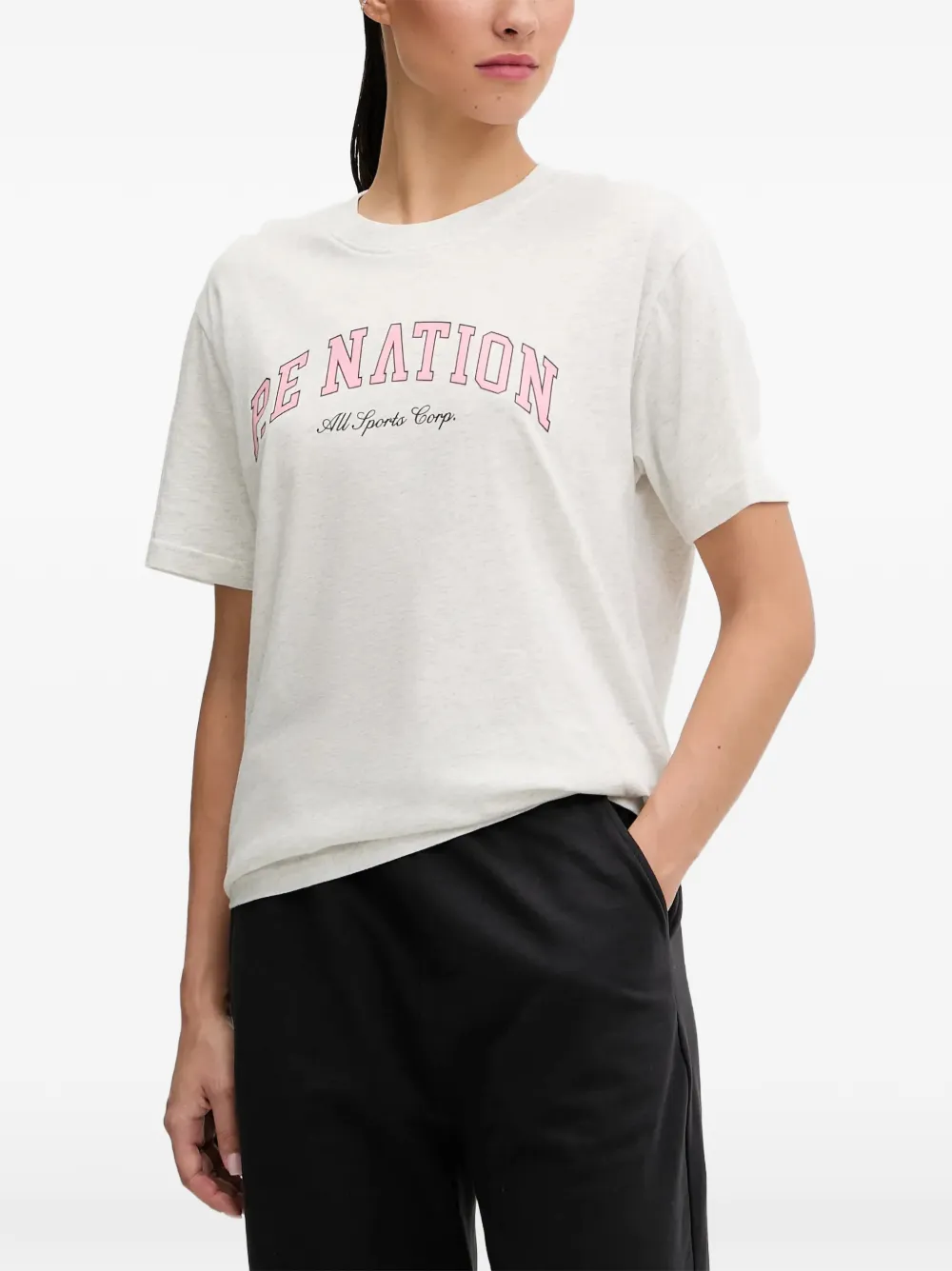 P.E Nation Heritage logo-detail T-shirt - Gris P.E Nation Heritage logo-detail T-shirt - Gris