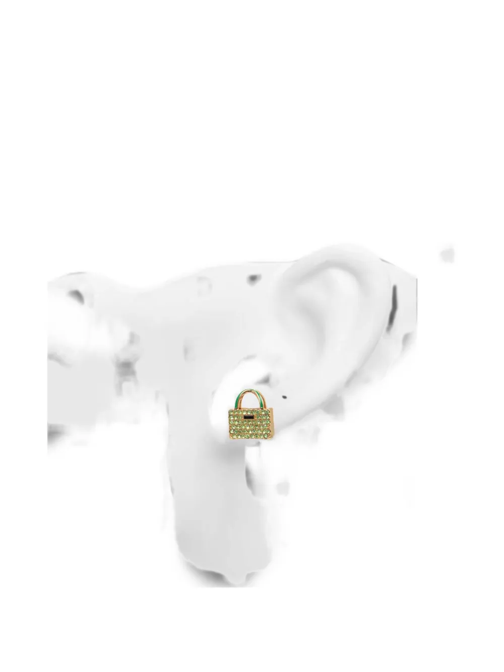 Kate Spade Pavé-Ohrringe mit Schloss - Gold