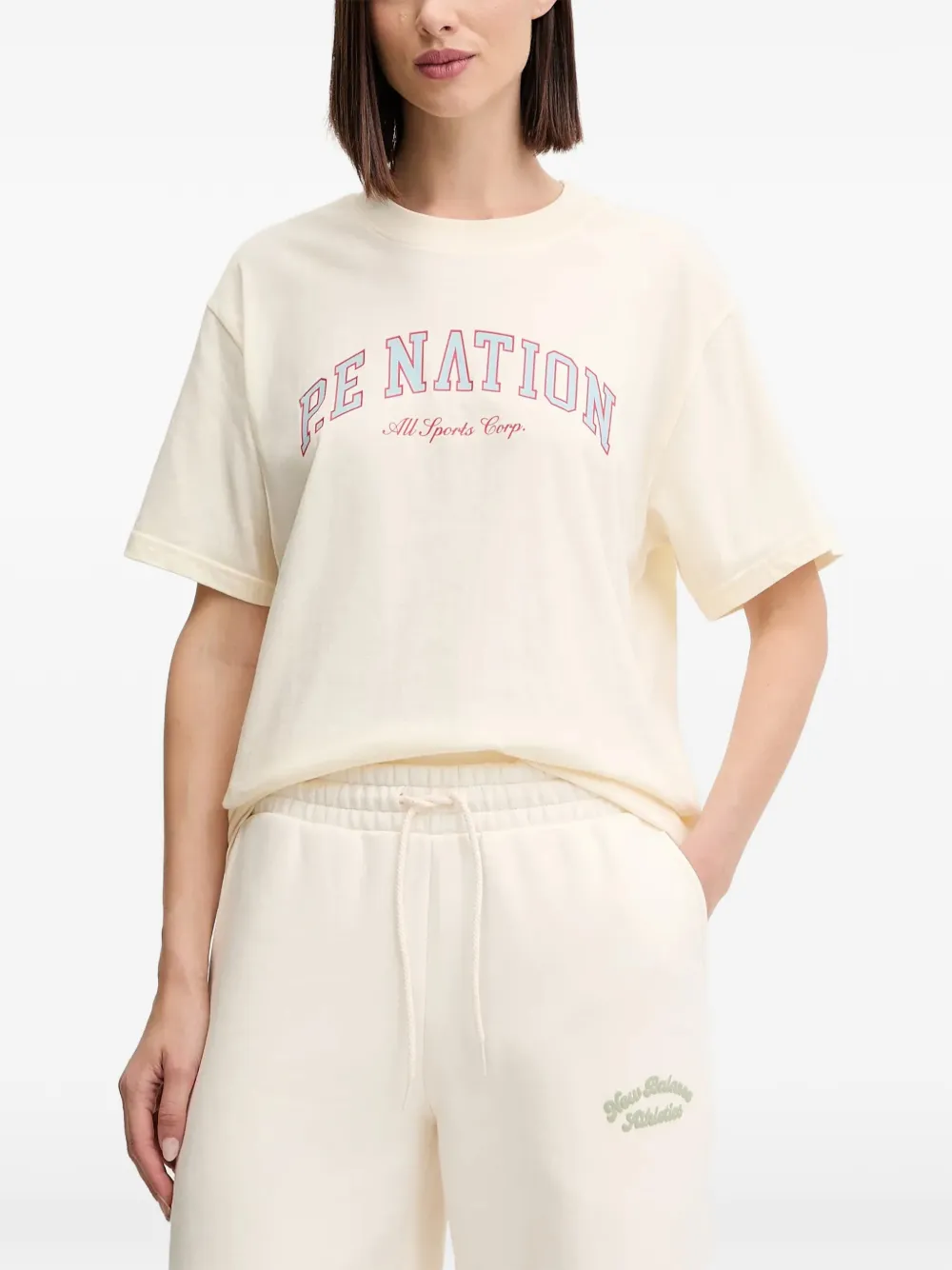 P.E Nation Heritahe graphic T-shirt - Tons neutres P.E Nation Heritahe graphic T-shirt - Tons neutres