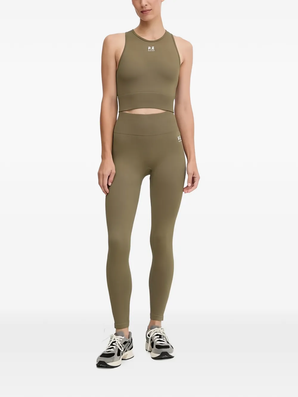 P.E Nation Legging met logodetail Groen