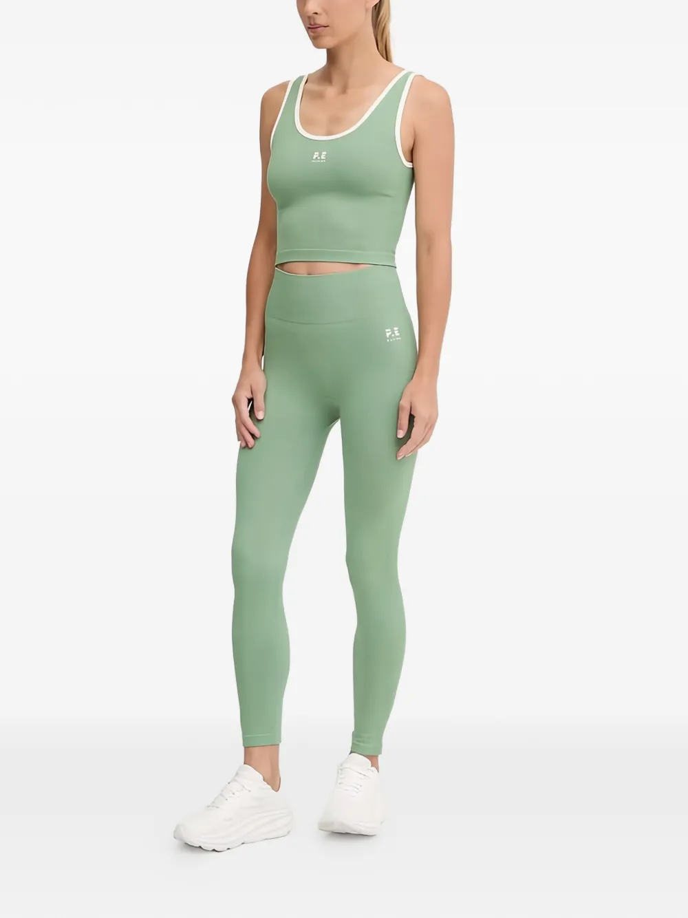 P.E Nation Geribbelde legging Groen