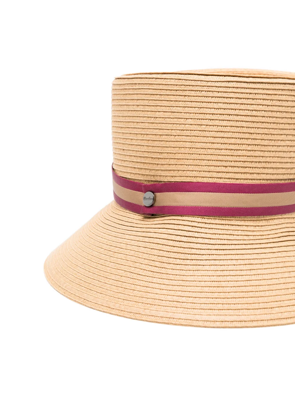  Borsalino Beatrice Braided Ribbon Hat - Neutrals 
