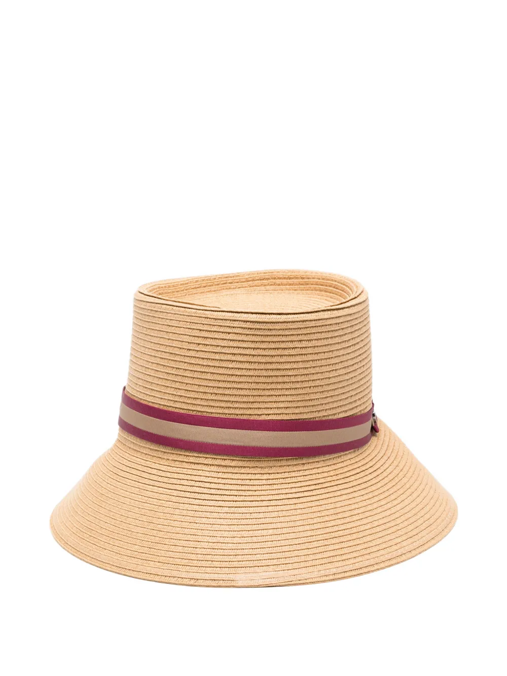  Borsalino Beatrice Braided Ribbon Hat - Neutrals 