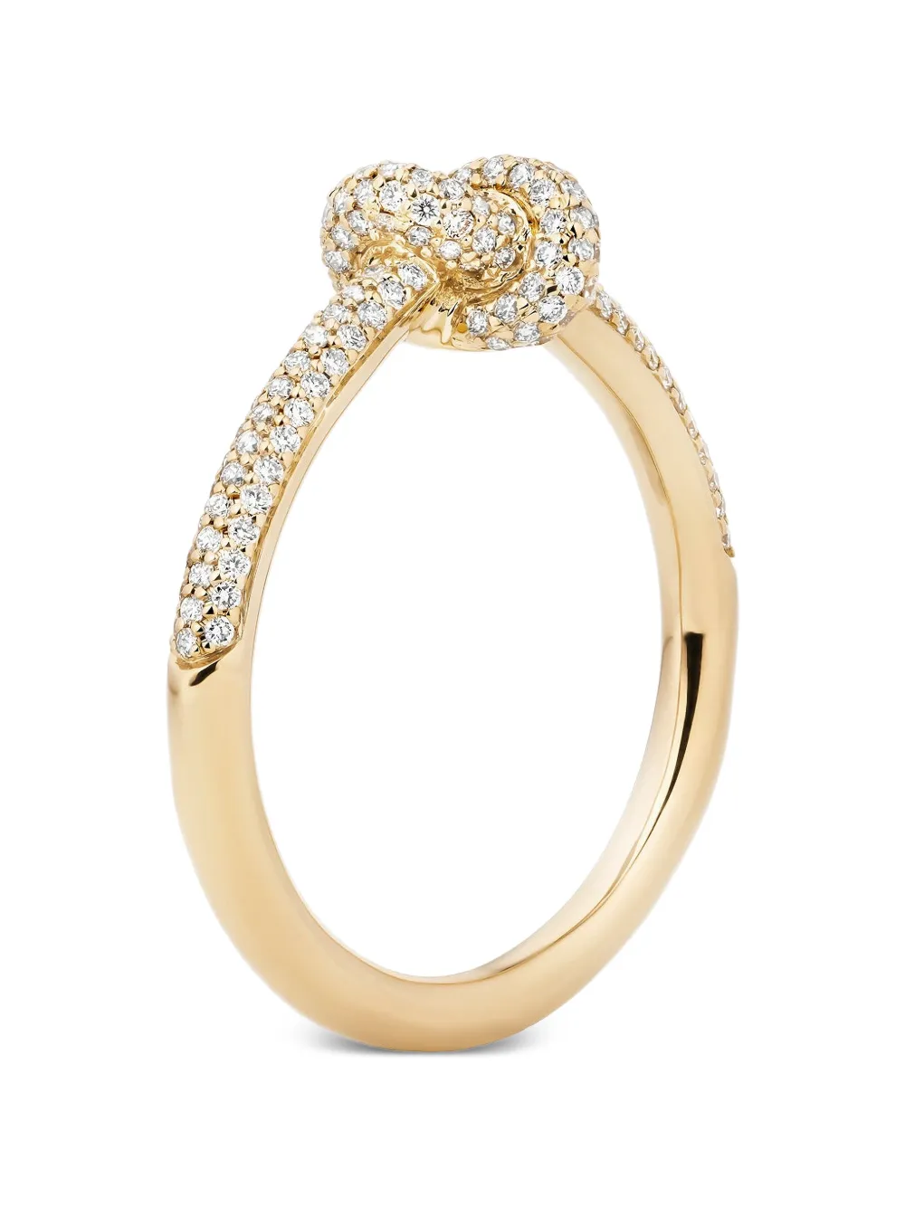  Engelbert Diamond Knot Ring - Gold 