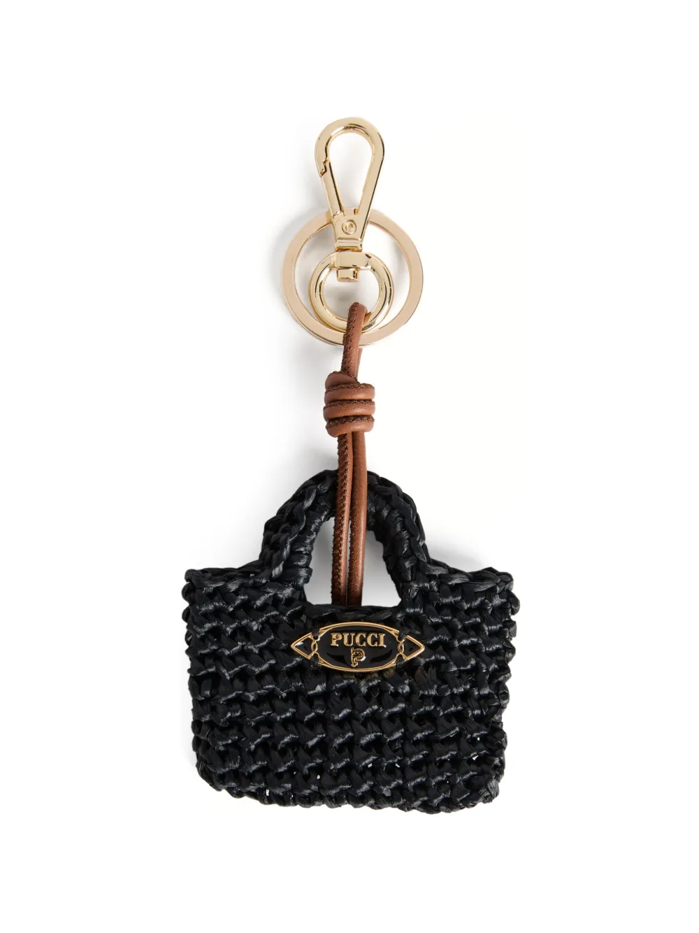 PUCCI mini bag charm - Nero