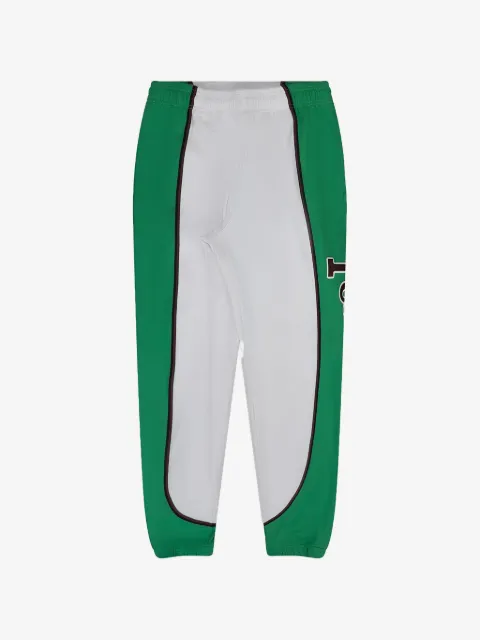 Denim Tears colour-block logo-print track pants