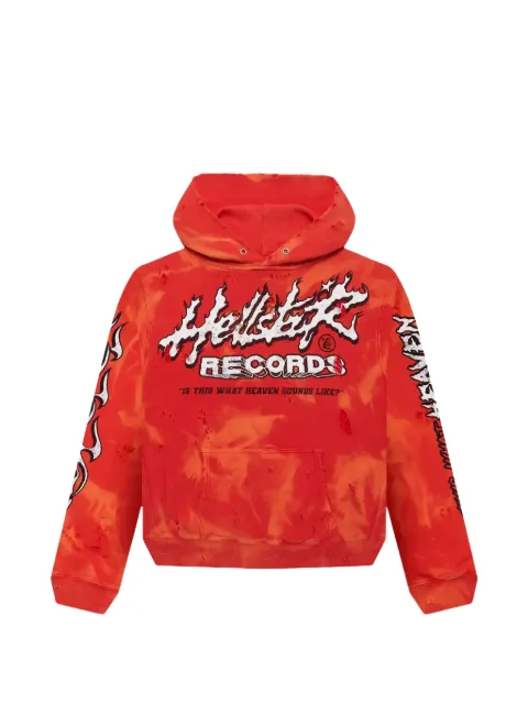HELLSTAR distressed graphic-print hoodie