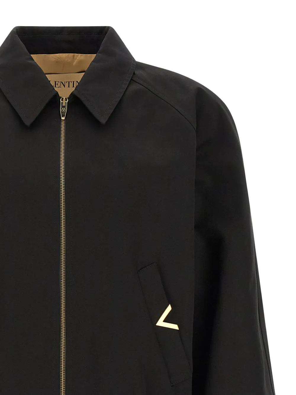 Valentino Garavani Bomberjack met logo Zwart