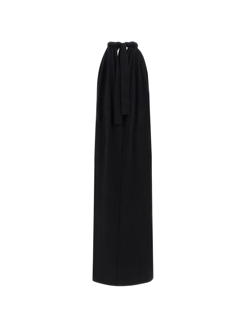 Nude Mouwloze jurk met hals Zwart