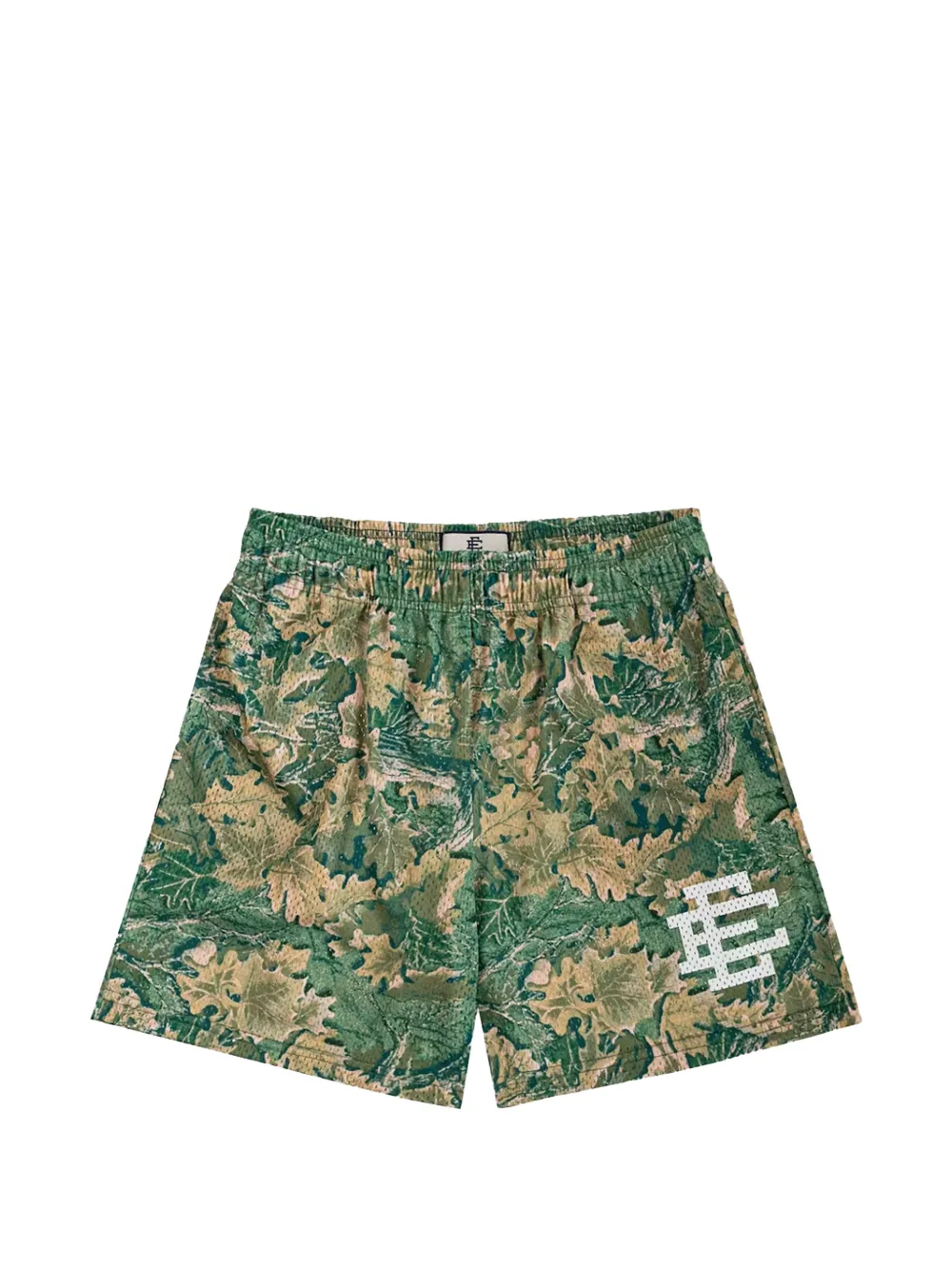 Eric Emanuel Leaf-pattern Shorts In Green