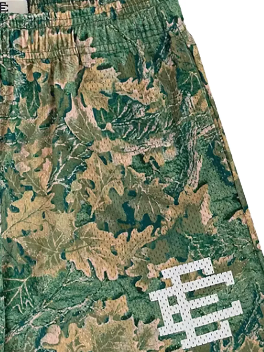 Eric Emanuel Leaf-pattern Shorts In Green