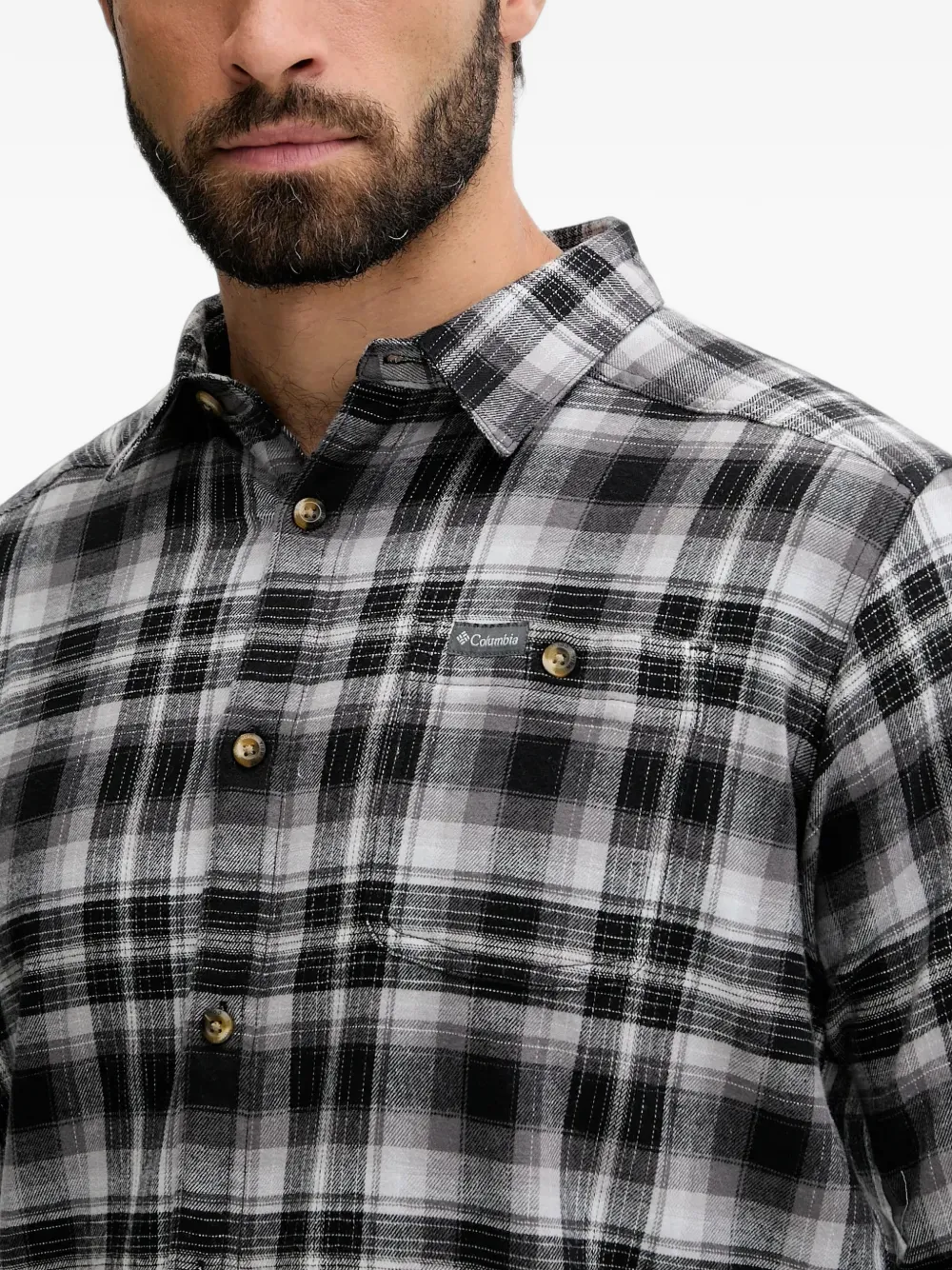 Columbia Cornell Woods™ flanellen overhemd Zwart
