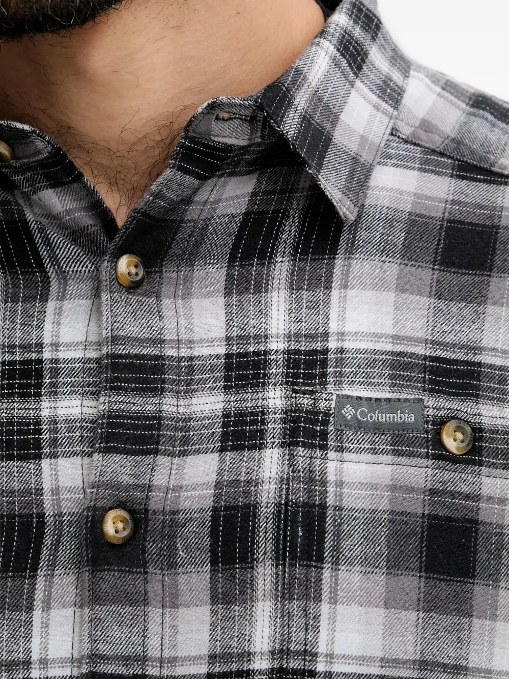 Columbia Cornell Woods™ flanellen overhemd Zwart