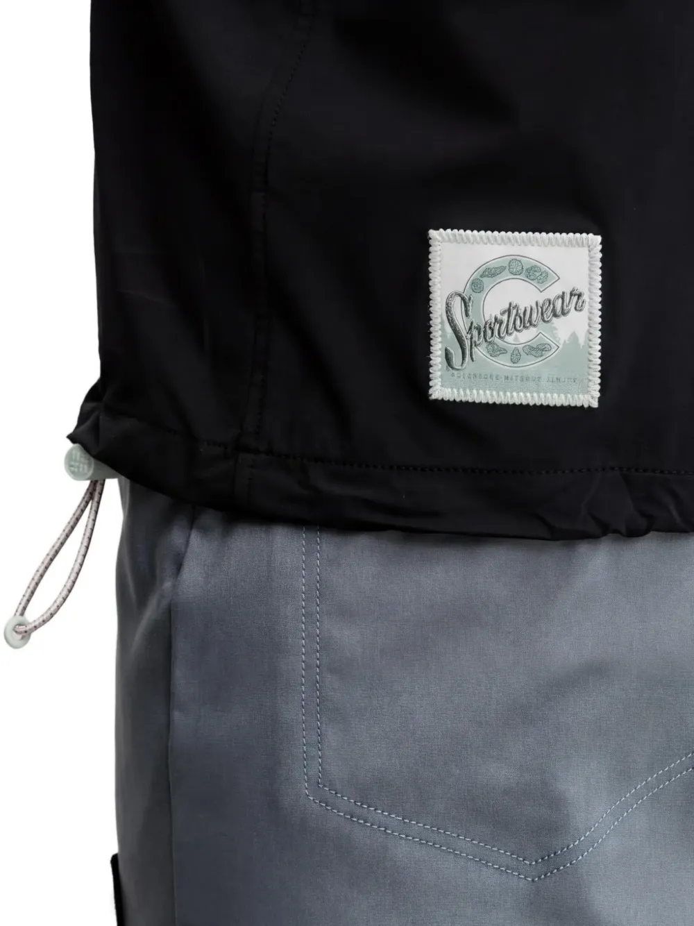 Columbia Poloshirt met zak en korte mouwen Zwart