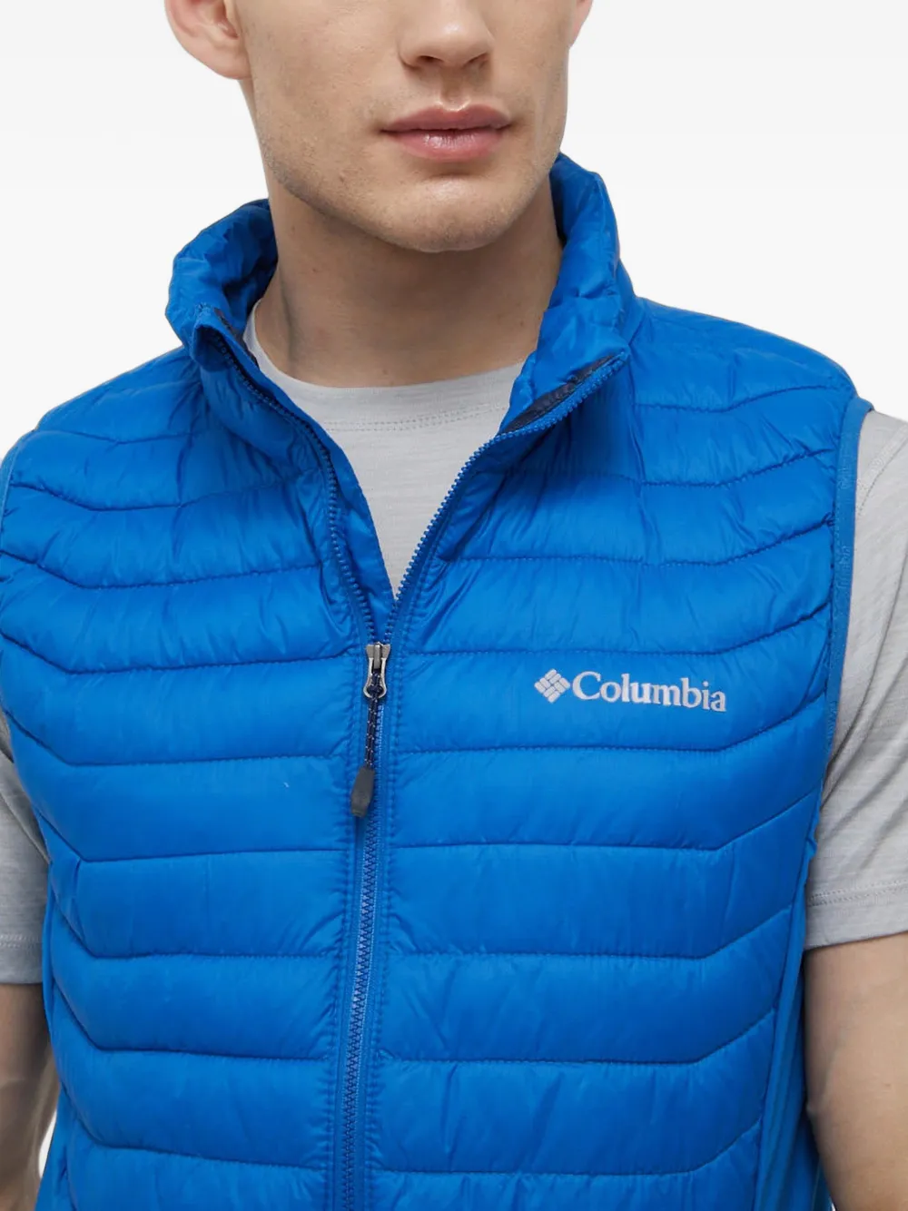 Columbia Powder Pass™ quilted high-neck gilet Blauw