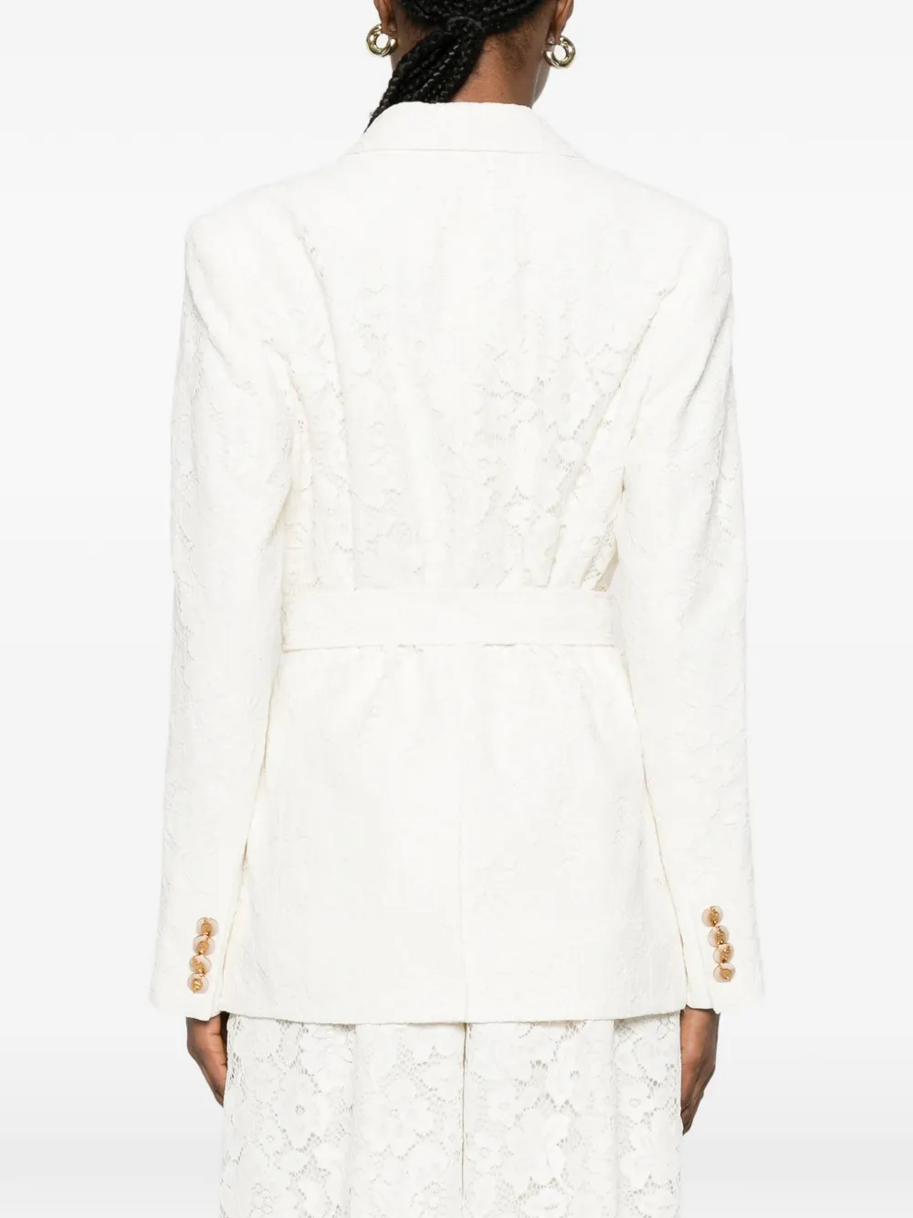 ZIMMERMANN Luna blazer met ceintuur Beige