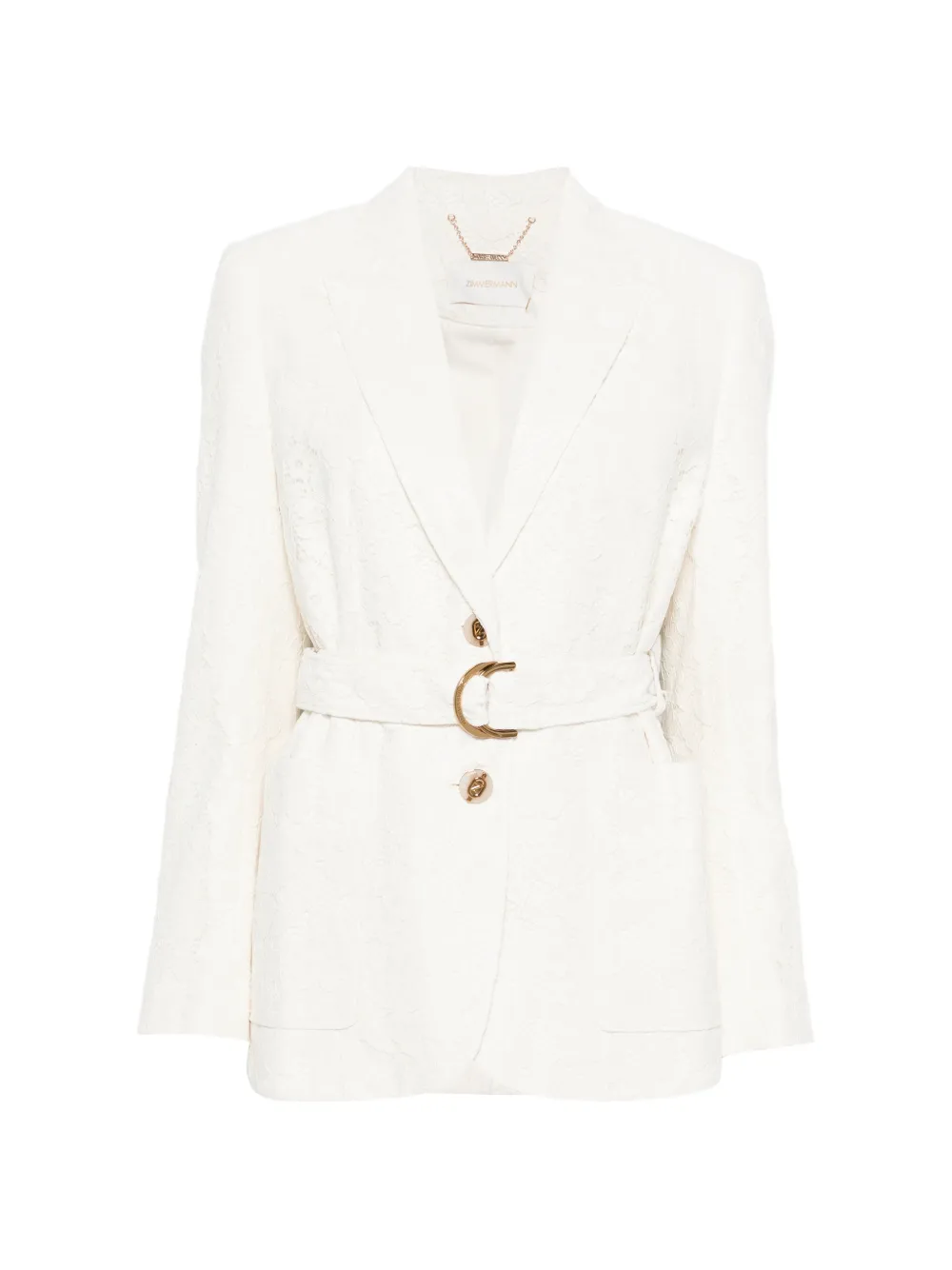 ZIMMERMANN Luna belted blazer - Toni neutri