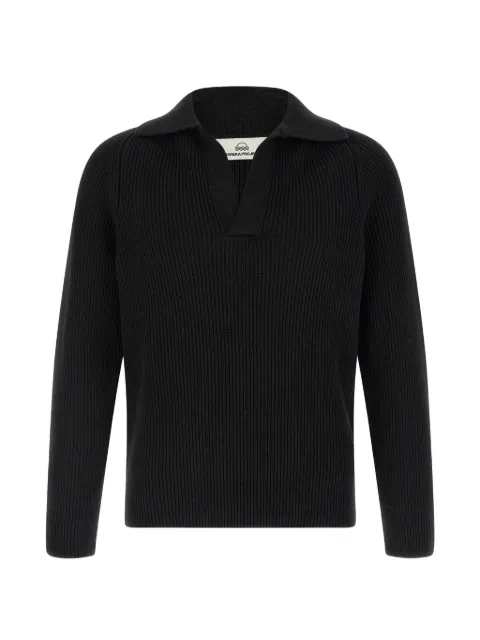 Riviera ribbed polo sweater