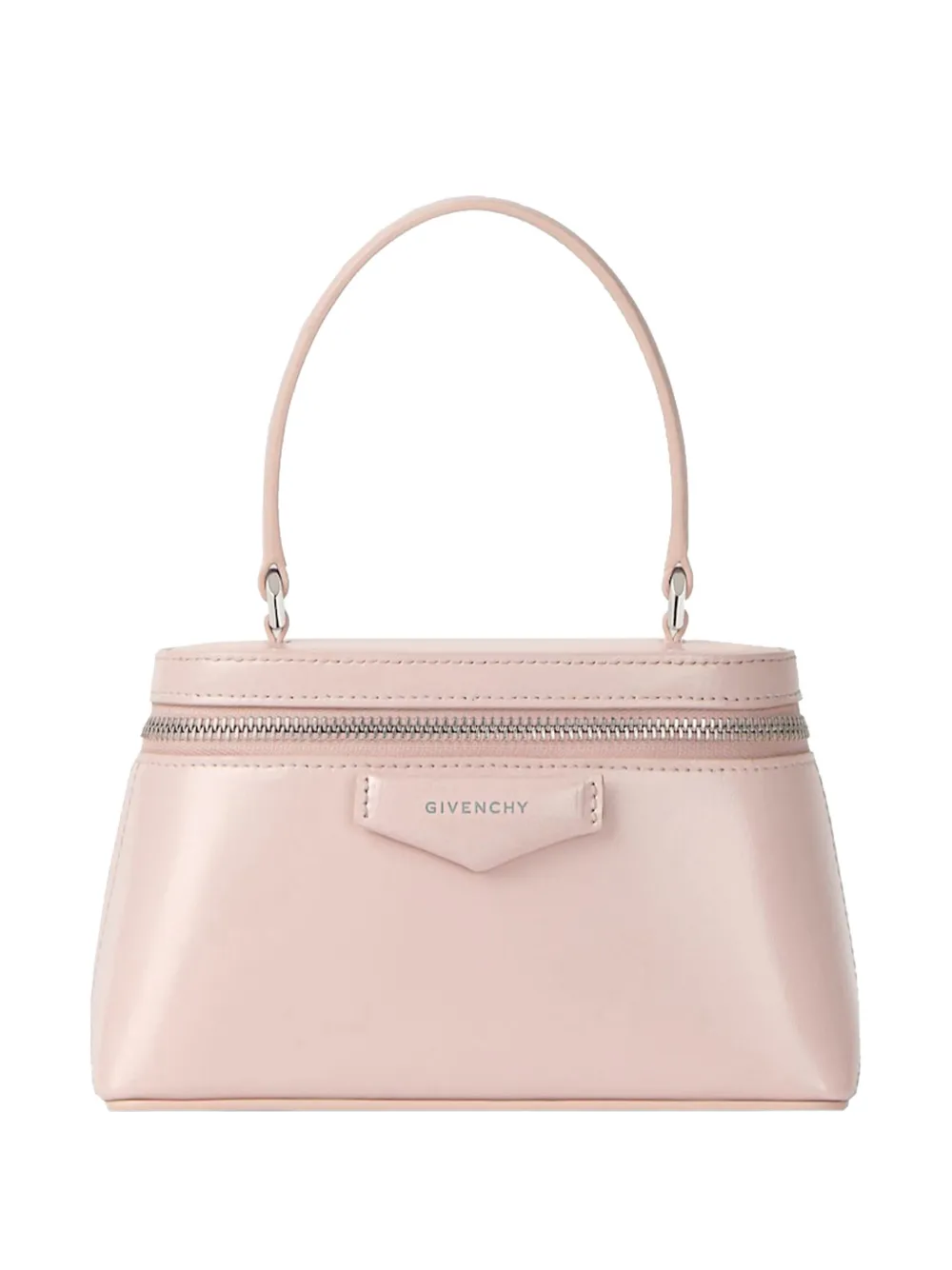 Givenchy Zip Leather Clutch Bag In Pink