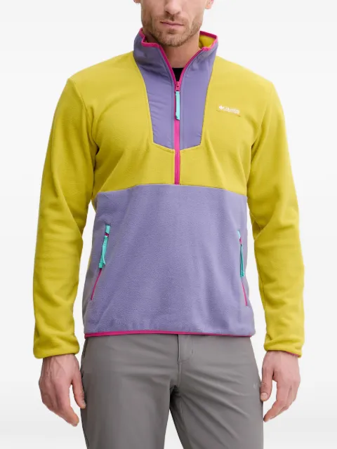 Columbia colour-block zip sweatshirt