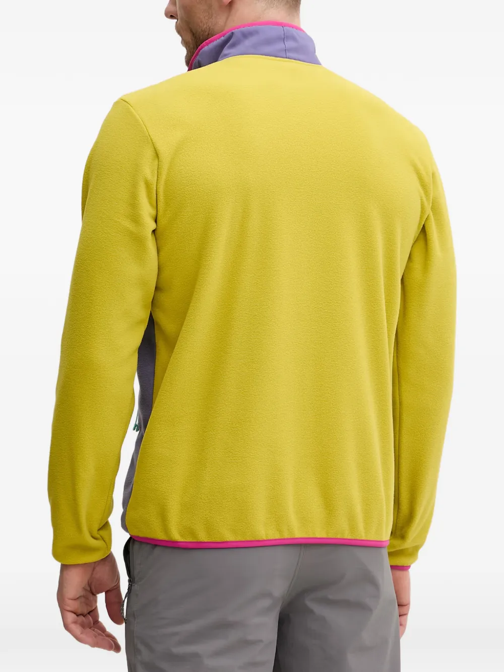 Columbia Sweater met colourblocking Geel
