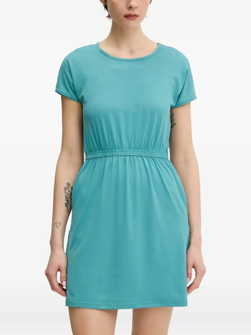 Columbia robe courte à taille élastique - Bleu
