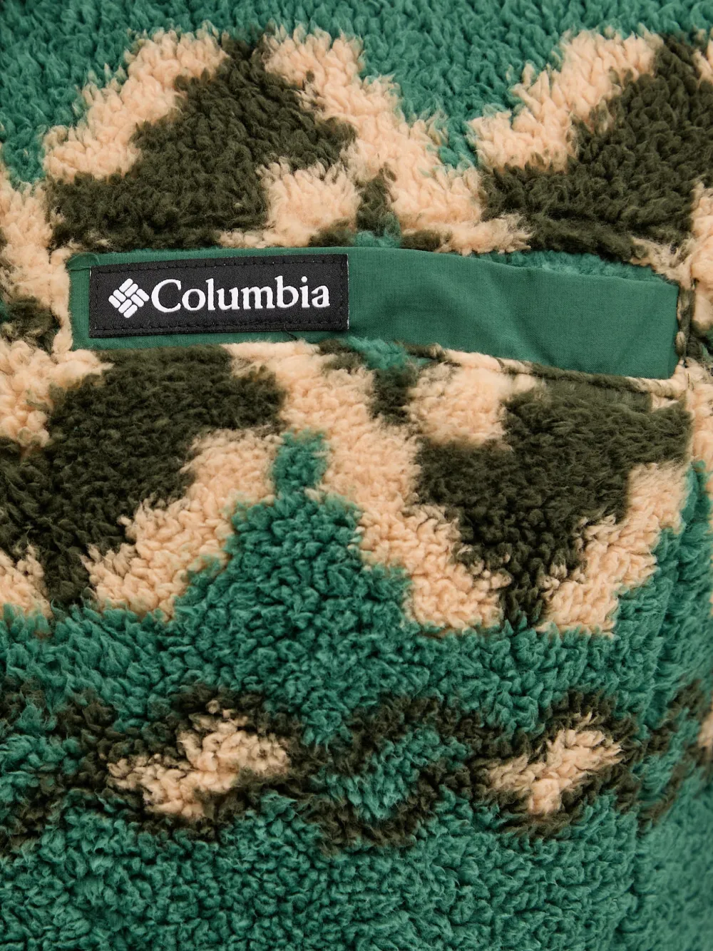 Columbia Rugged Ridge™ geometric-pattern half-zip sweater Groen