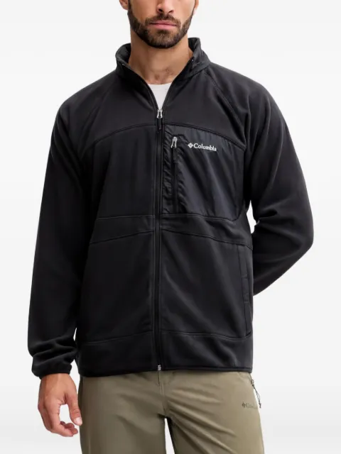 Columbia zip-pocket fleece jacket