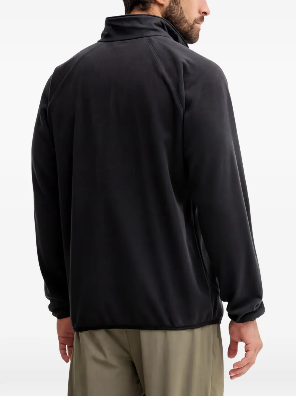 Columbia Fleece jack met rits en zak Zwart
