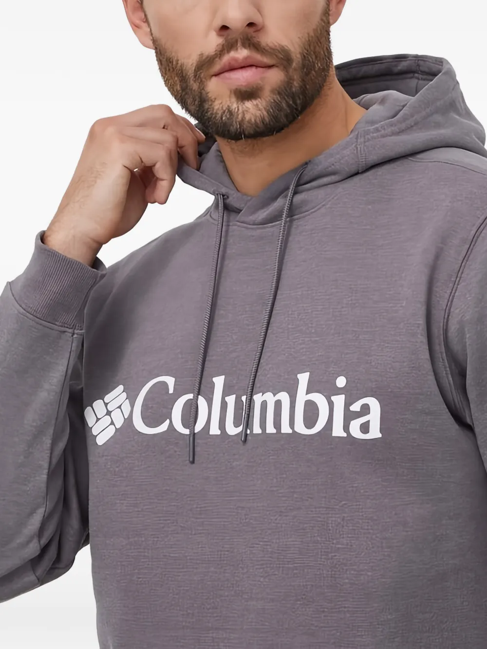 Columbia Hoodie met logoprint Grijs