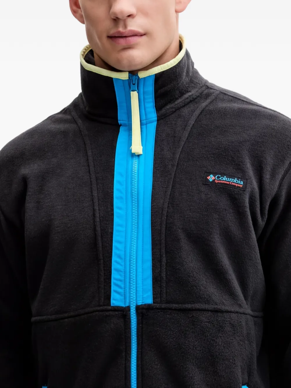 Columbia Backbowl II fleece sweater met rits Zwart