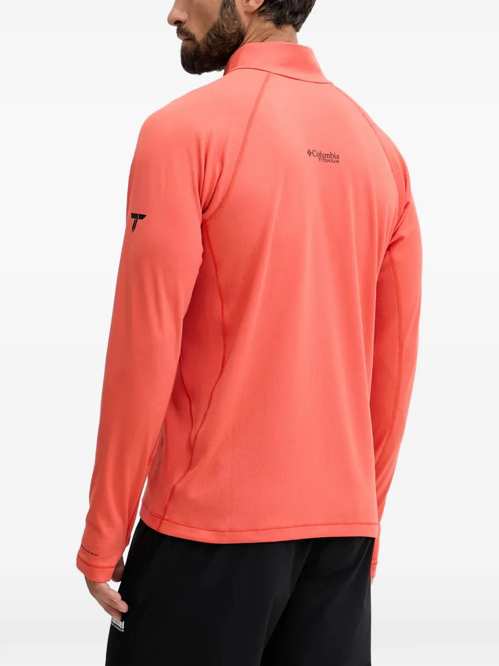 Columbia DriVenture™ T-shirt met halve rits Oranje
