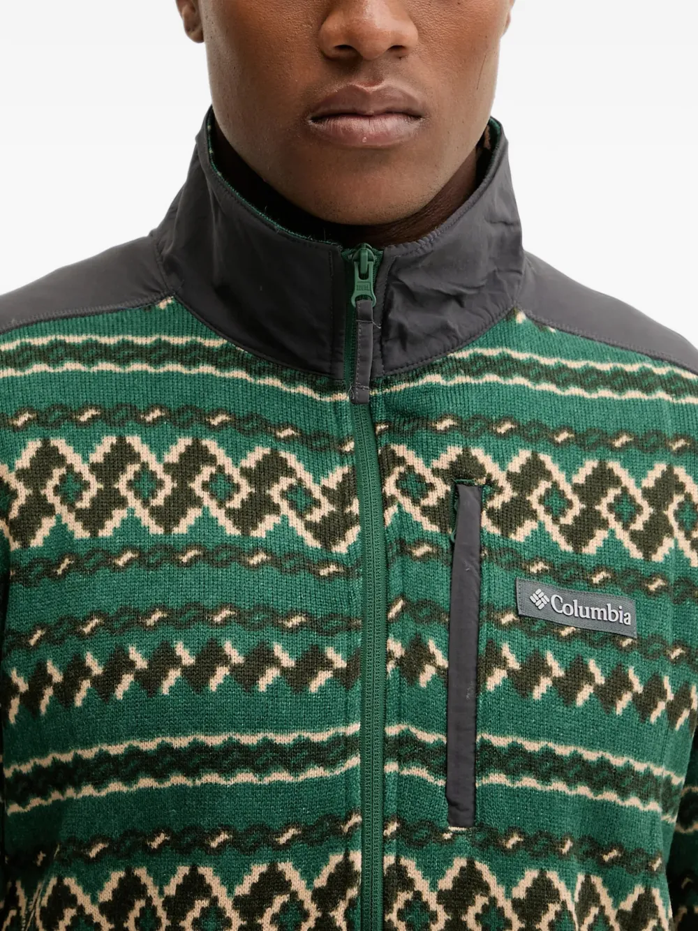 Columbia Weather™ II sweater met kwartrits Groen