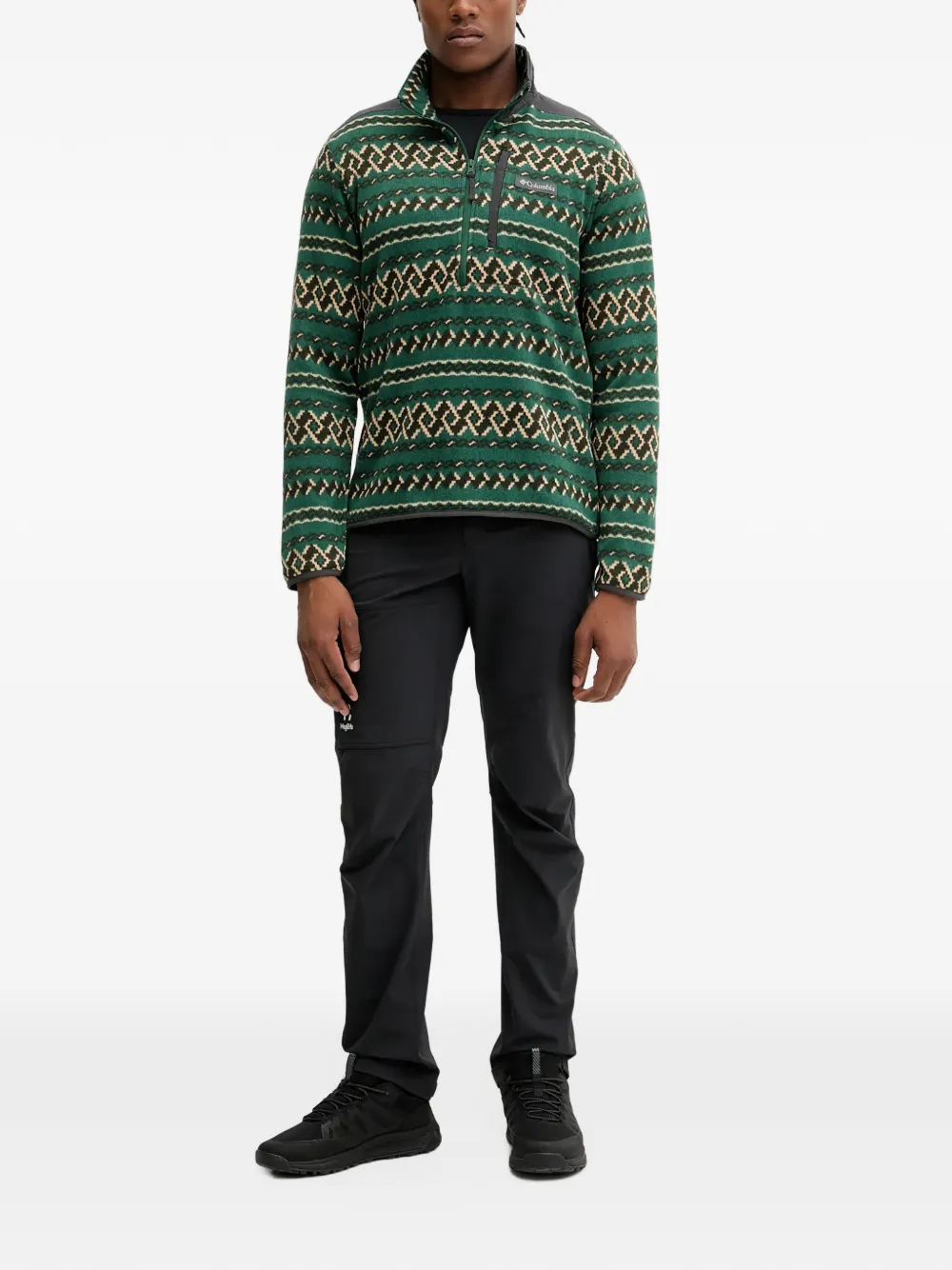 Columbia Weather™ II sweater met kwartrits Groen