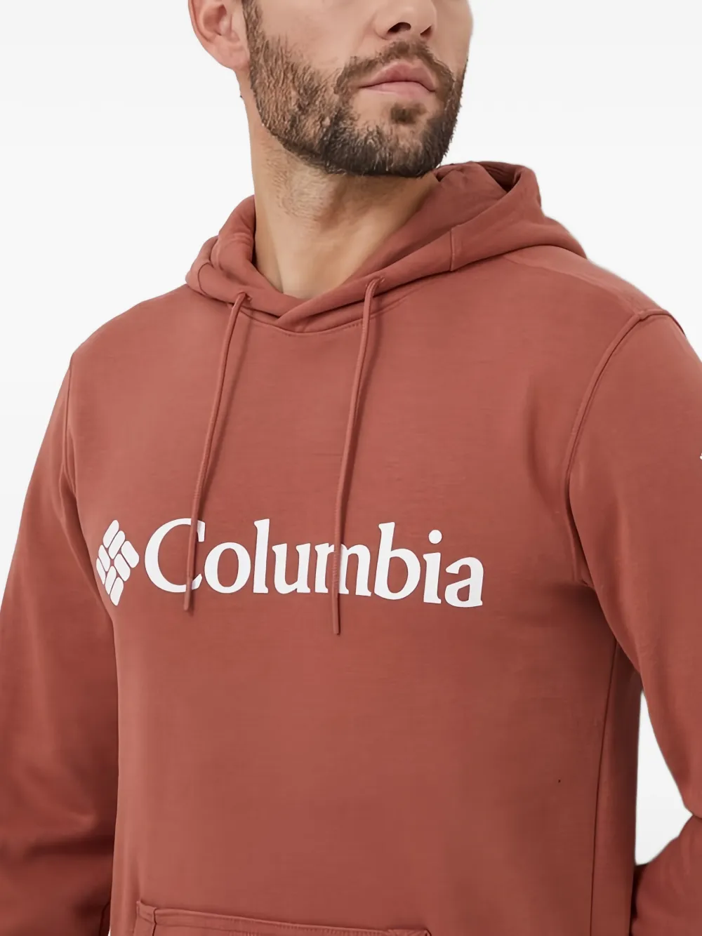 Columbia Hoodie met logoprint Bruin