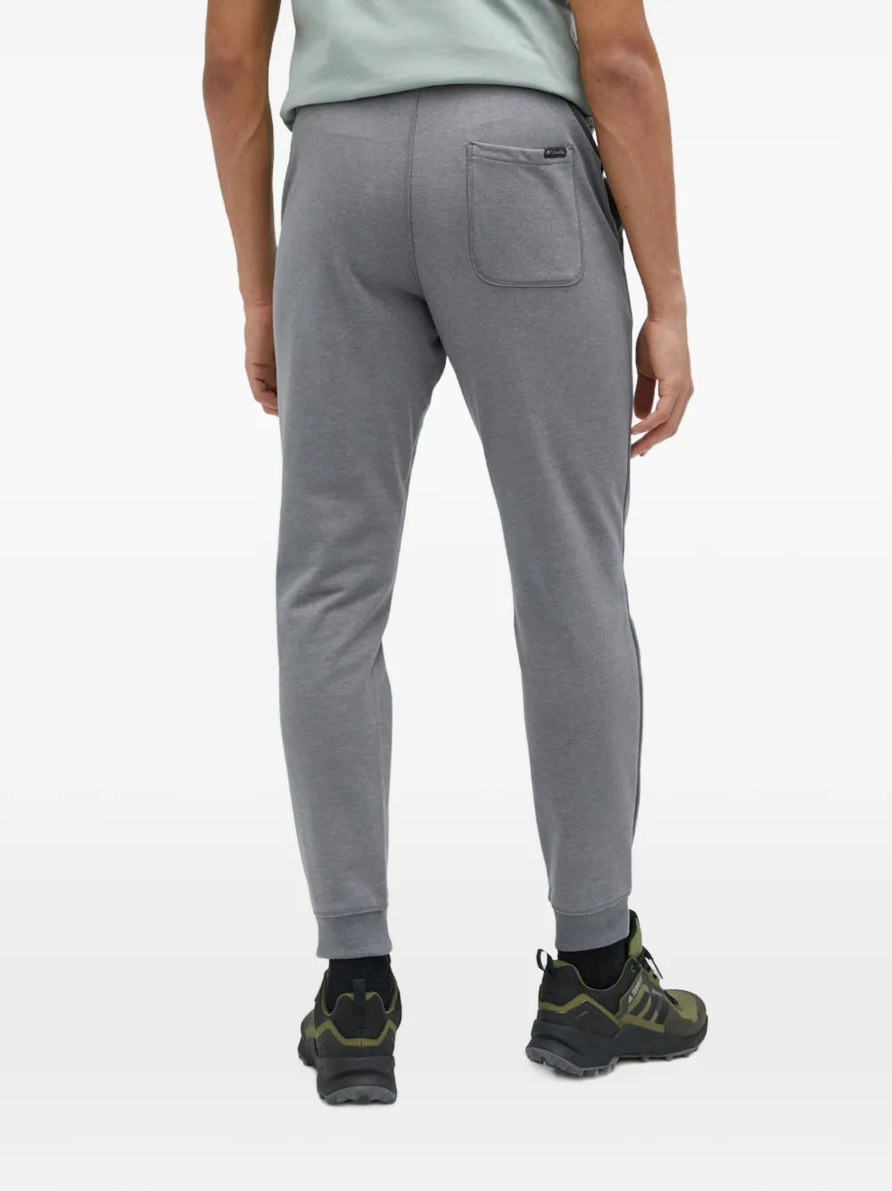 Columbia logo-print track pants Grijs
