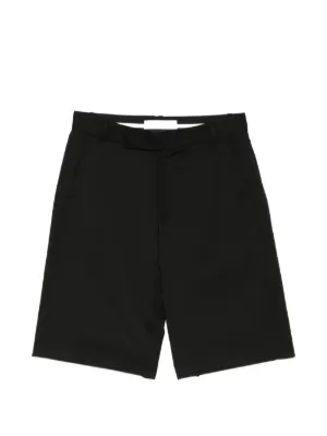 Bonsai elasticated-waistband wide-leg Shorts | Black | FARFETCH RO