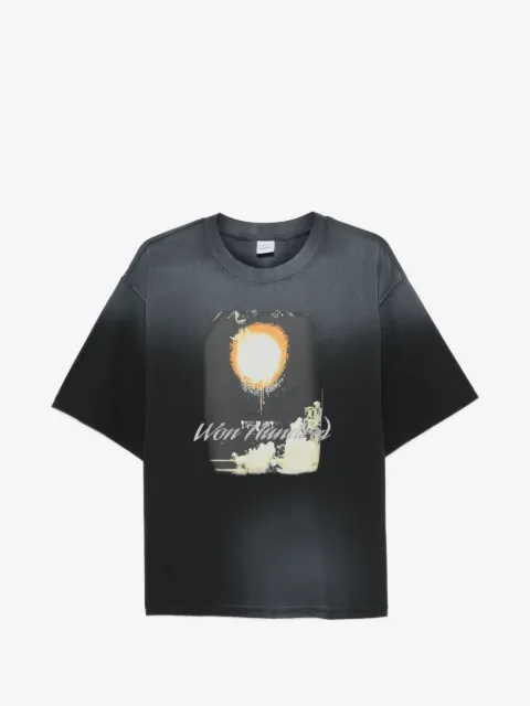 Won Hundred Houston Rocket printed T-shirt