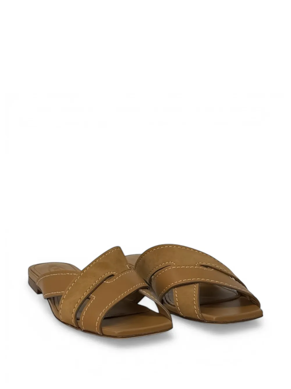 Tod's crisscross strap sandals Bruin