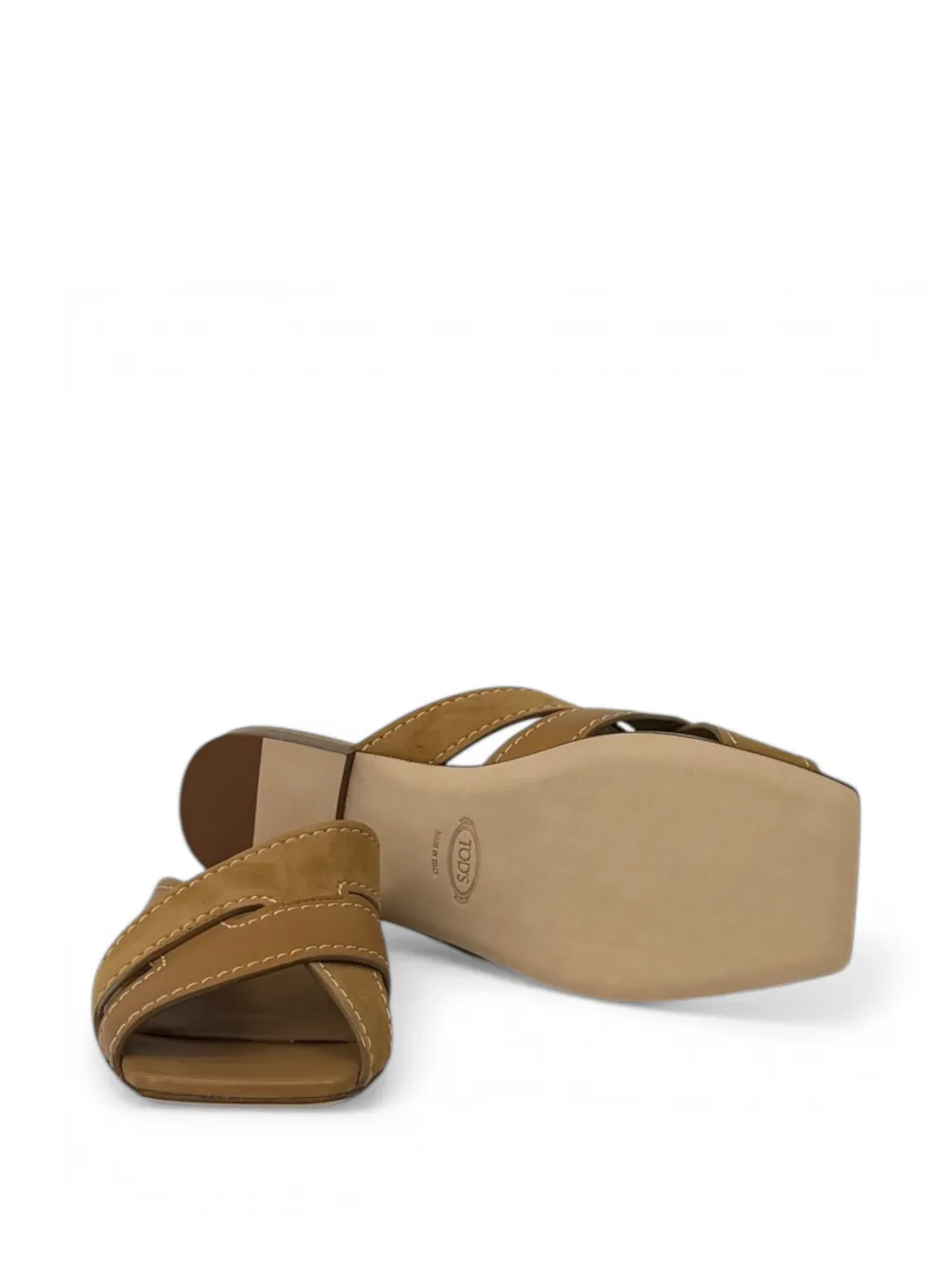 Tod's crisscross strap sandals Bruin