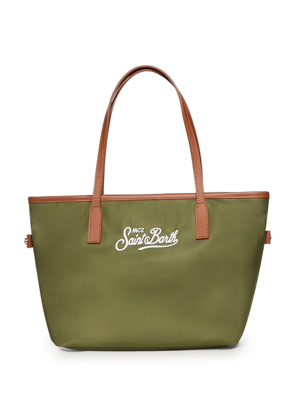 MC2 Saint Barth - Bolsa tote City média - mulher - Poliamida - Tamanho único - Verde