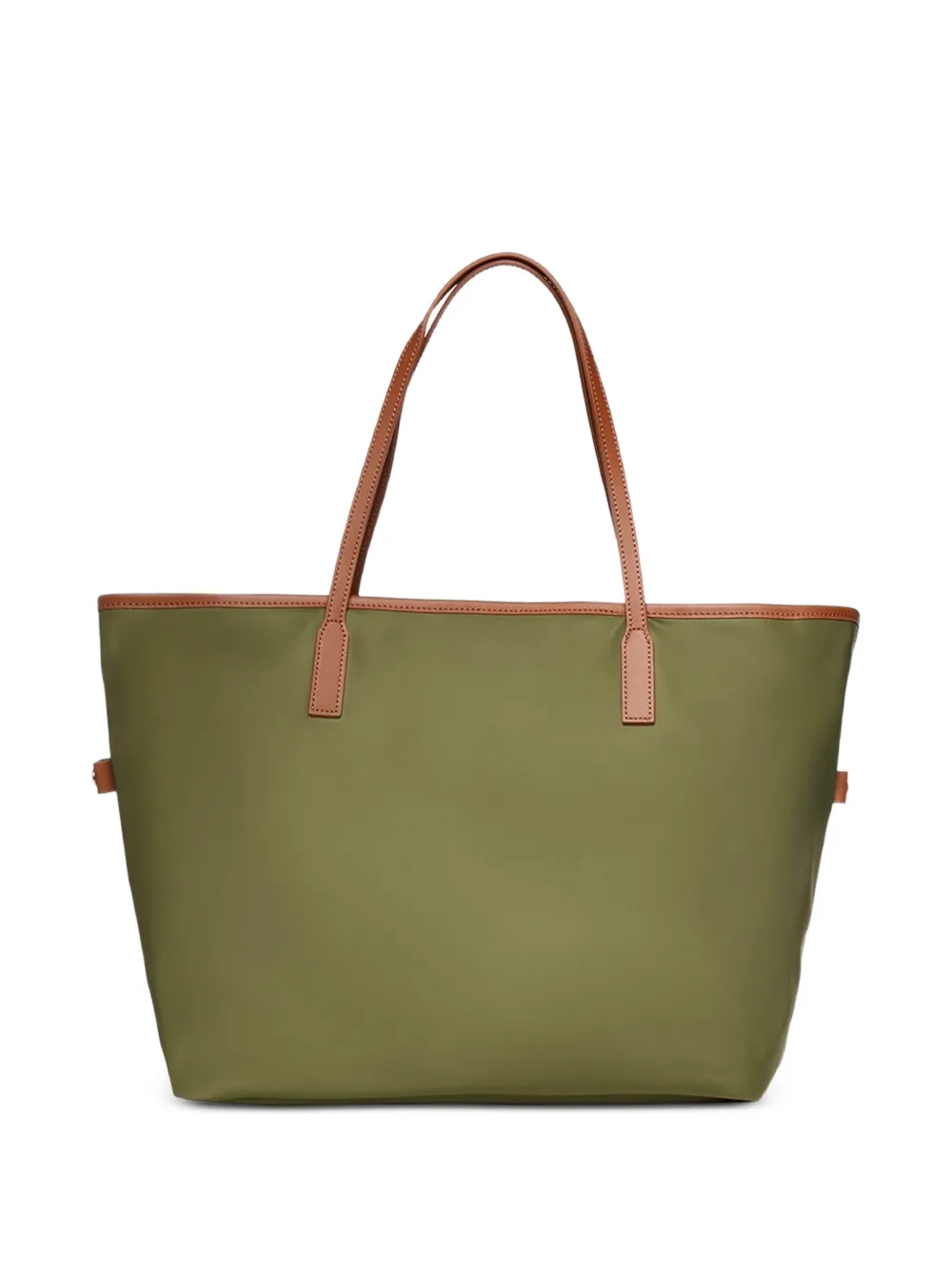 MC2 Saint Barth City shopper met geborduurd logo Groen