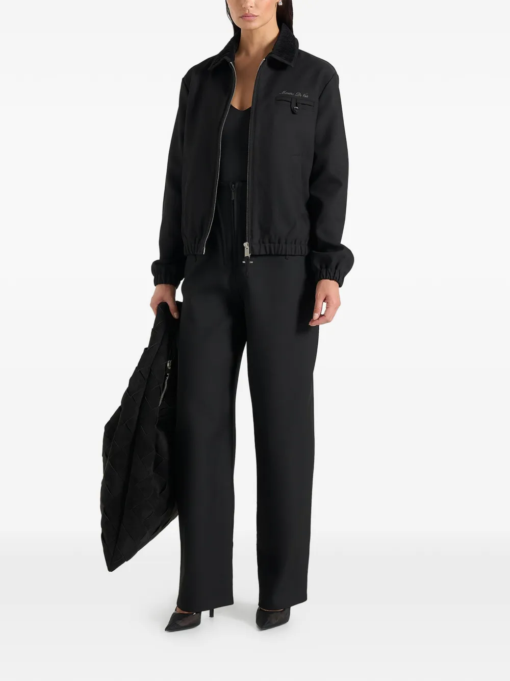 Manière De Voir Kilian zwarte twill signature jas