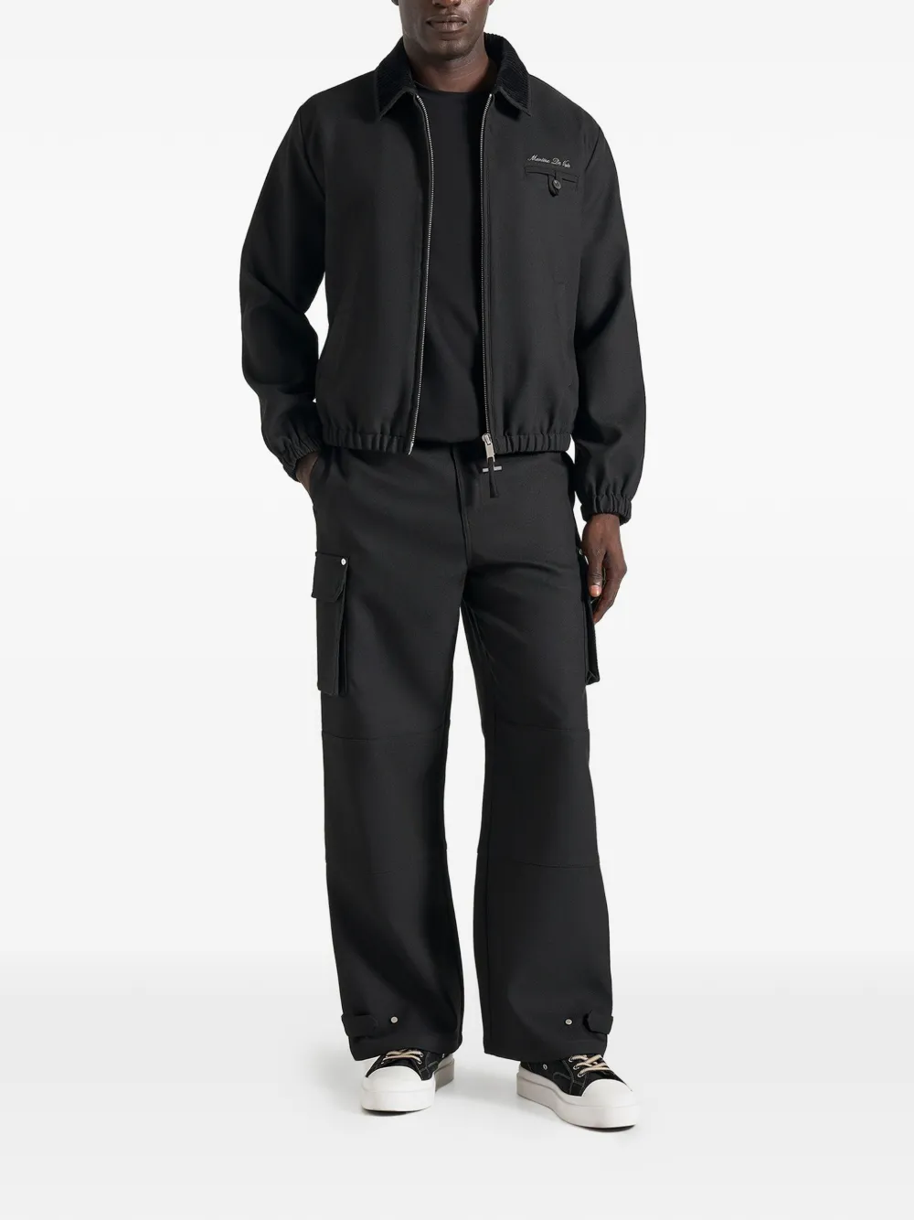 Manière De Voir Kilian zwarte twill signature jas