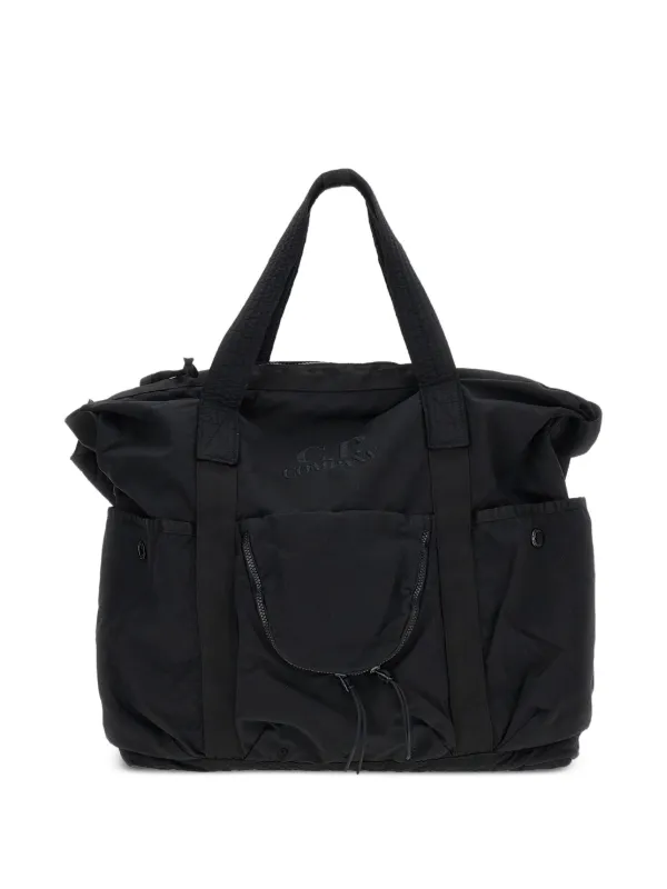 C.P. COMPANY ショルダートートバッグ C.P. Company ジップポケット トートバッグ | ブラック | FARFETCH JP