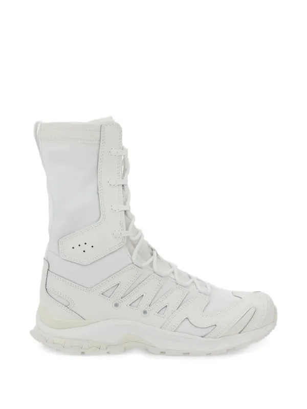 Rier X Salomon High-lacing Jungle Sneakers in White