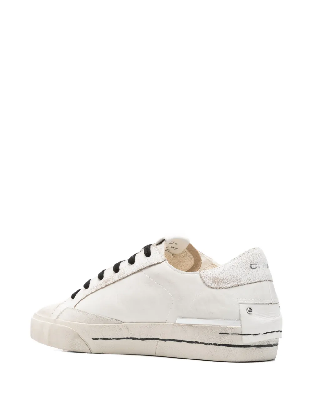 Crime London Recut Lowleather sneakers Wit
